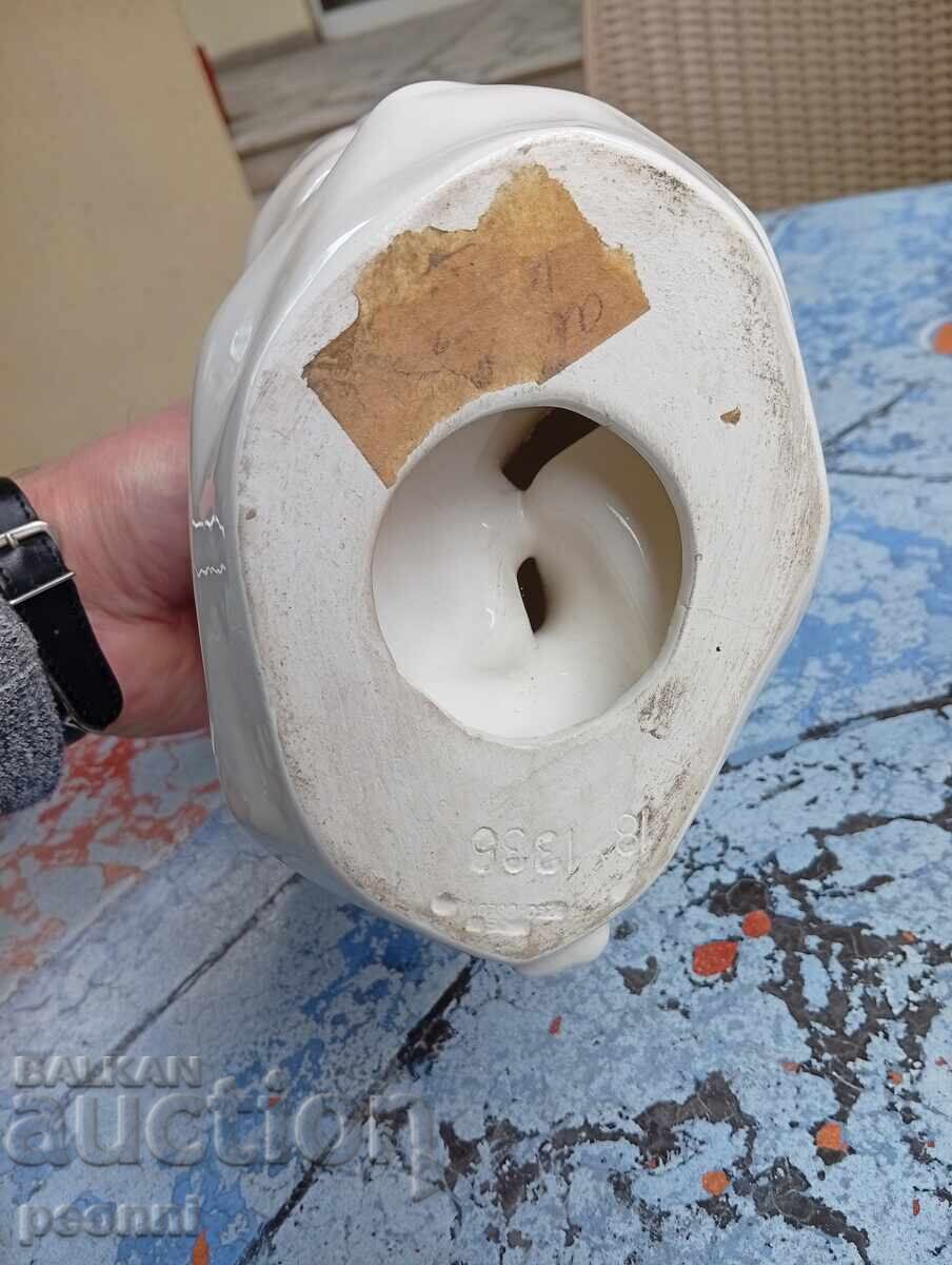 Όμορφη, μεγάλη πορσελάνινη φιγούρα κοριτσιού - 5