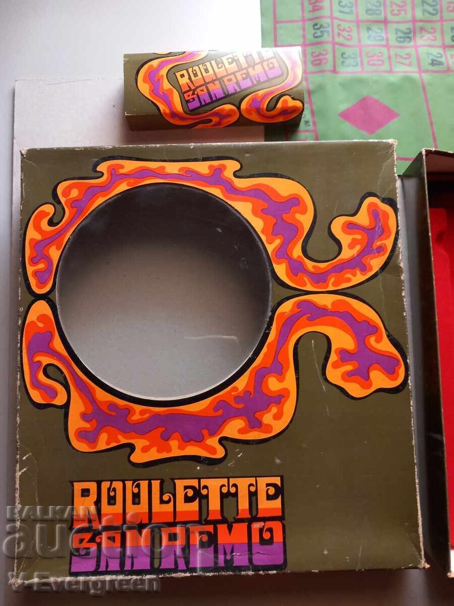 Παλιό παιδικό παιχνίδι ρουλέτα Roulette San Remo με τιμή € 5.00 | 9.78 BGN