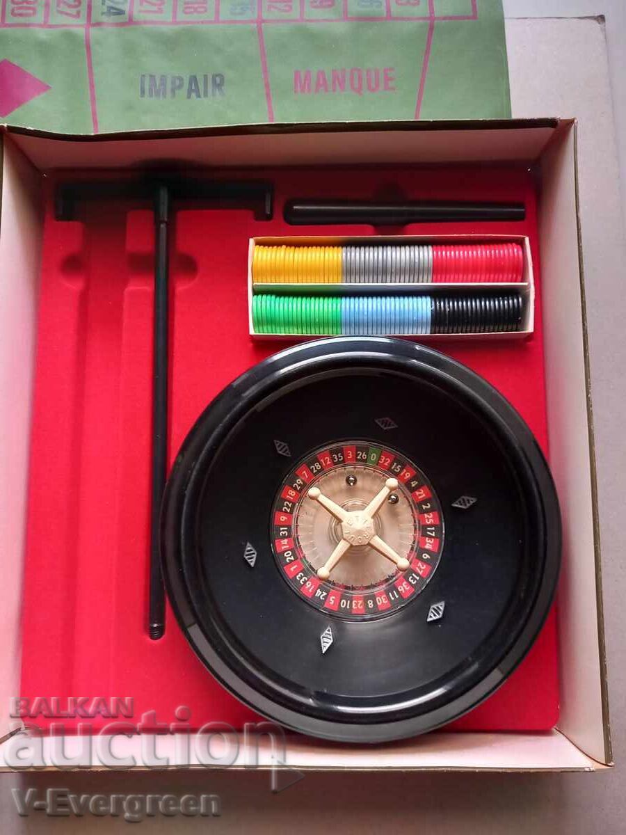 Δημοπρασία Παλιό παιδικό παιχνίδι ρουλέτα Roulette San Remo