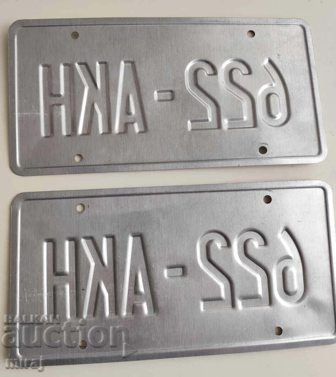 Original WISCONSIN USA license plates with price € 25.00 | 48.90 BGN