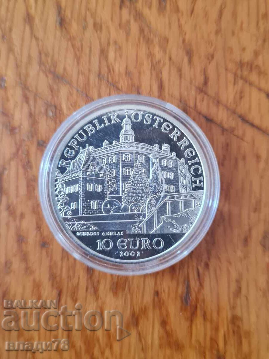 Доставка на Сребърна монета 10 евро 2002 г