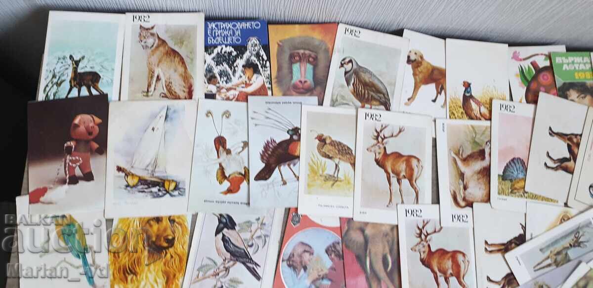 Calendar - 82 bucăți din 1983 până în 1986 - 5 Calendar - 82 bucăți din 1983 până în 1986 - 5