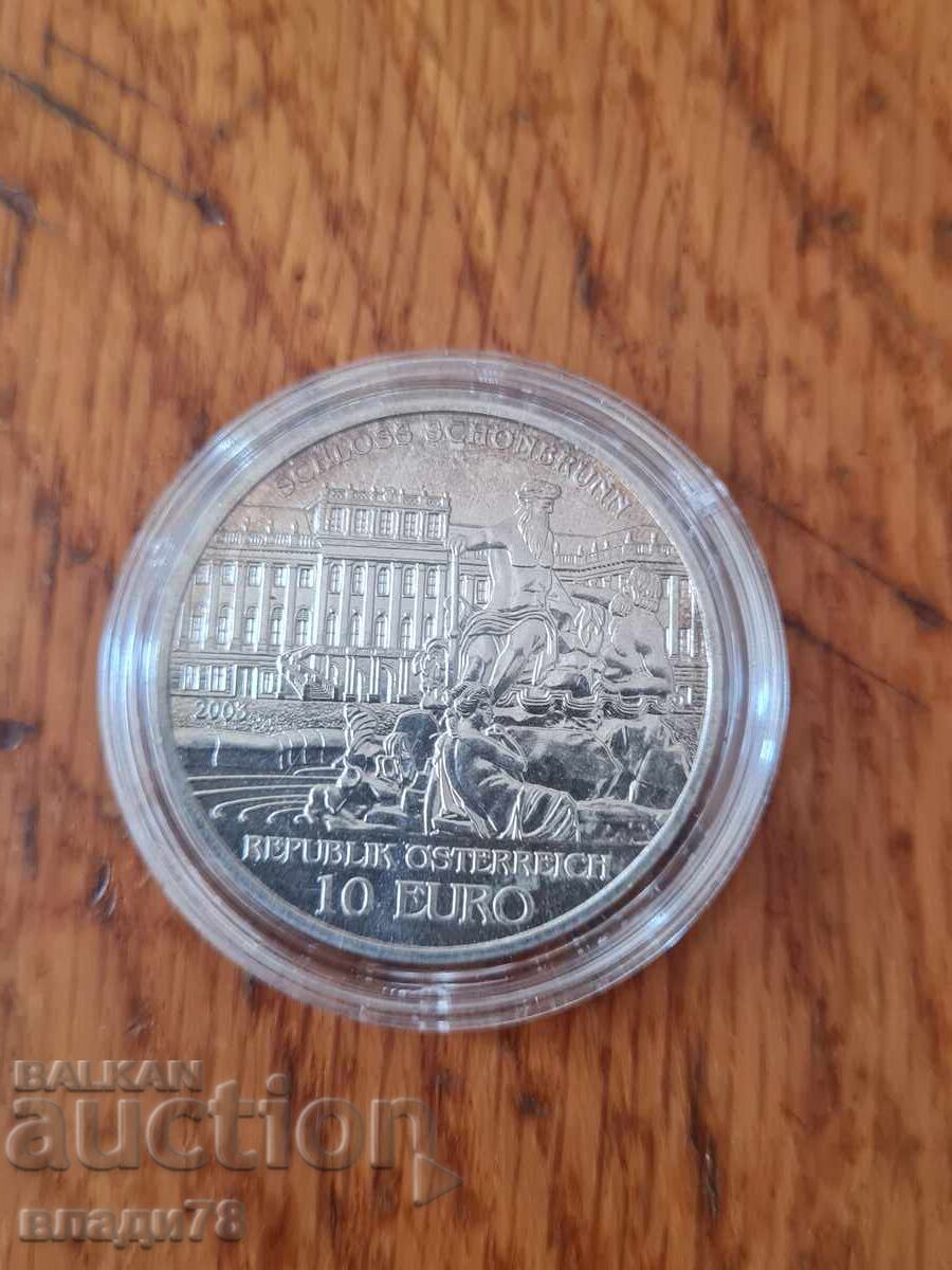 Moneda de argint 10 euro 2003 cu preț € 1.50 | 2.93 BGN