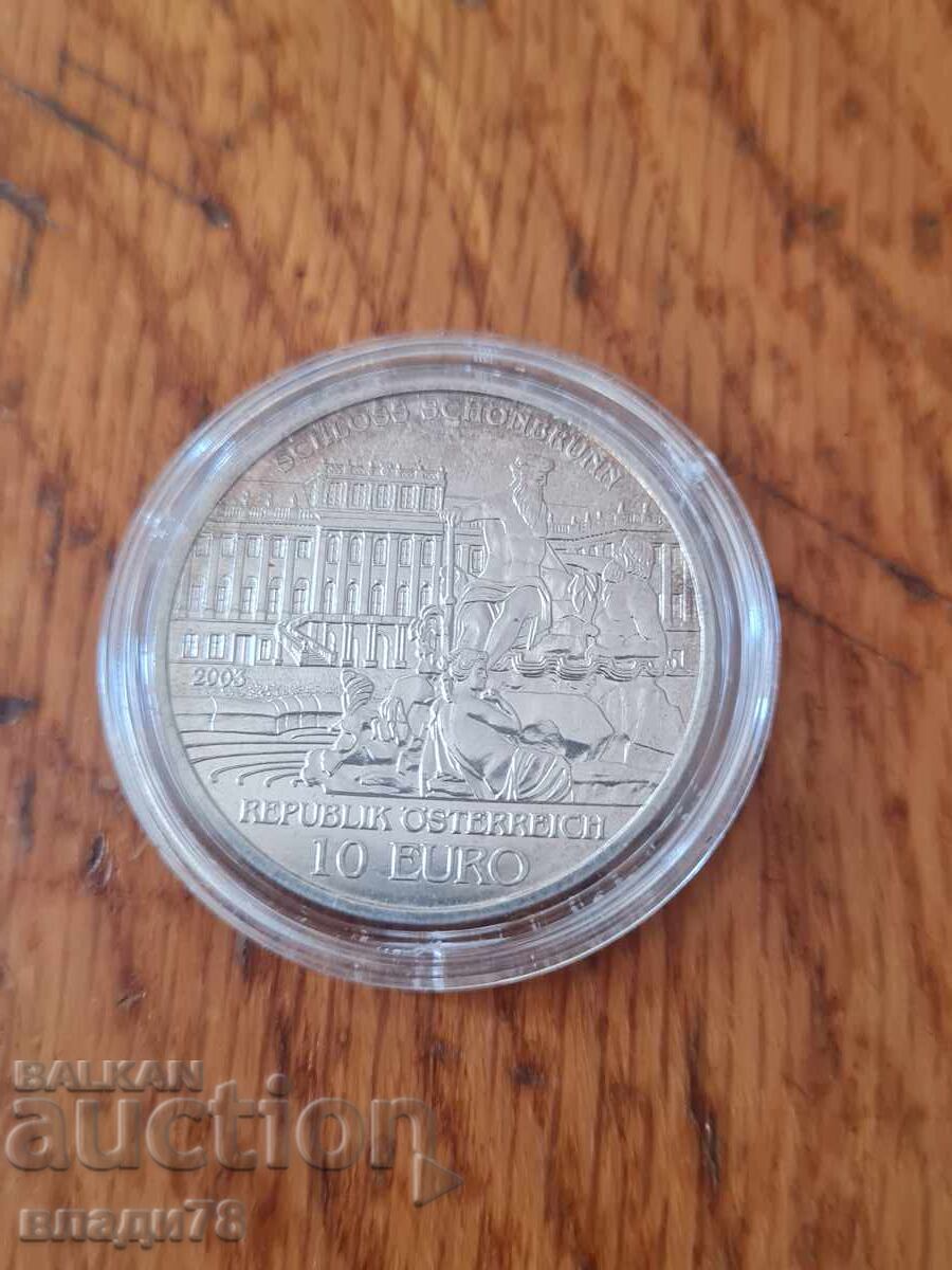 Licitație Moneda de argint 10 euro 2003