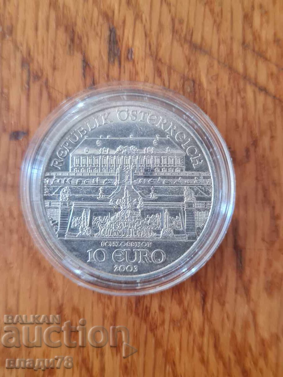 Livrarea Moneda de argint 10 euro 2003