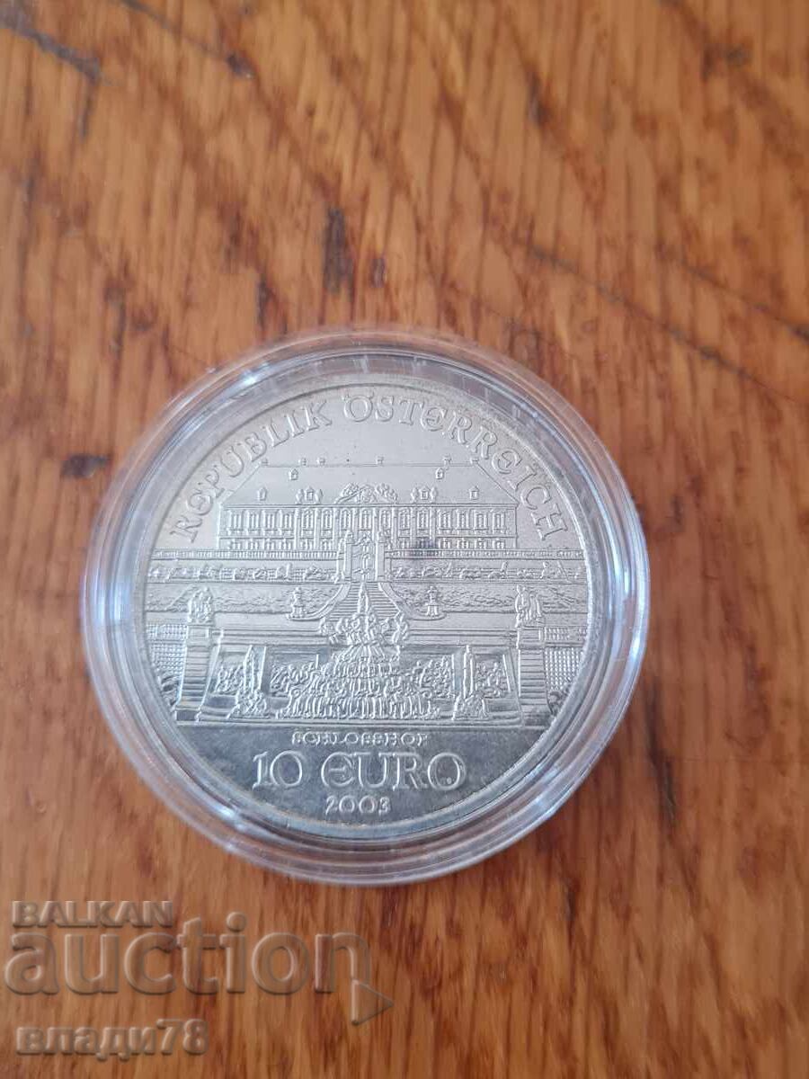 Moneda de argint 10 euro 2003 - 6