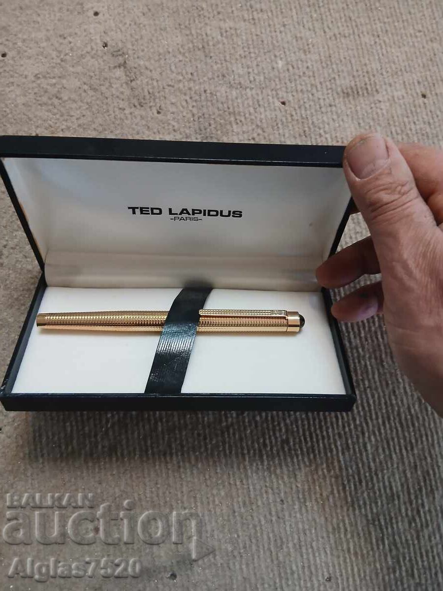 Livrarea Stilou cu peniță de aur "Ted Lapidus"