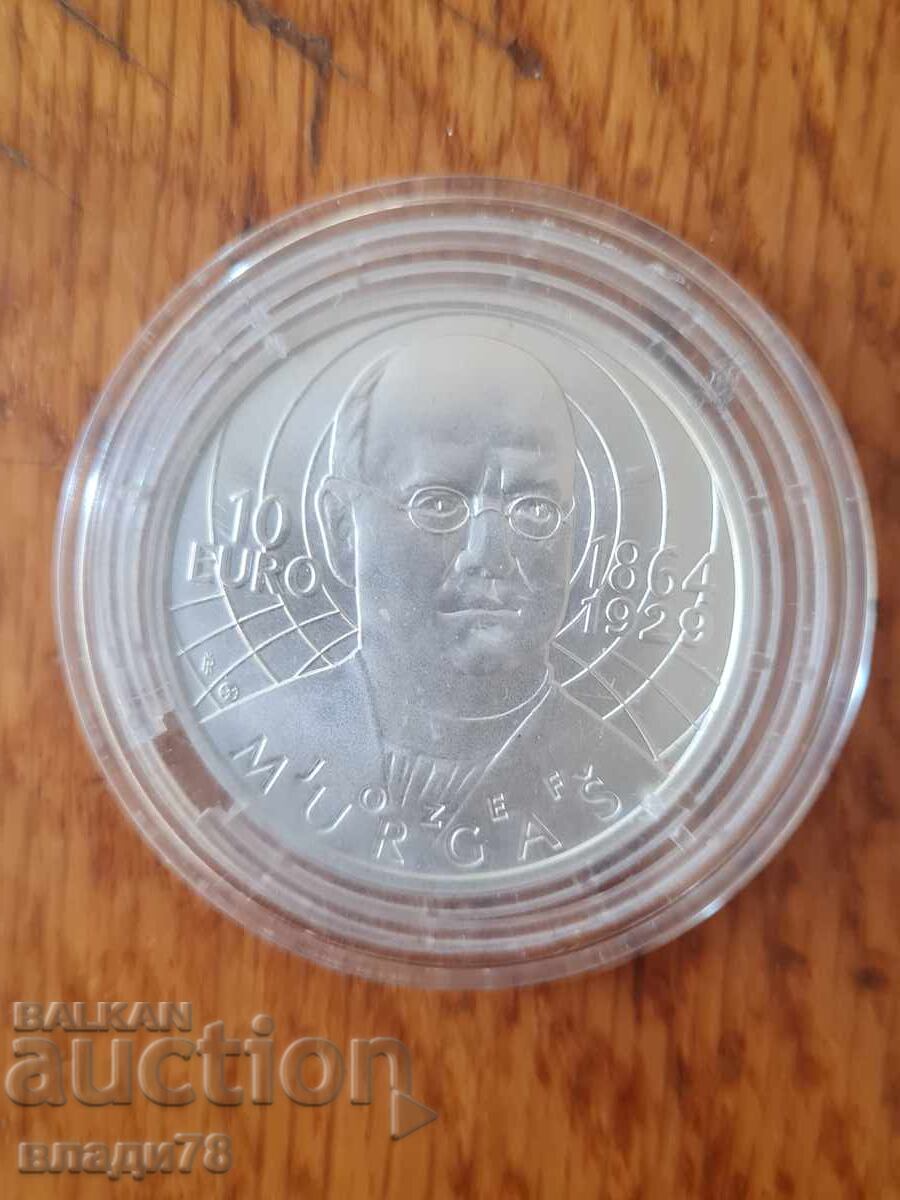 Monedă de argint 10 euro 2014