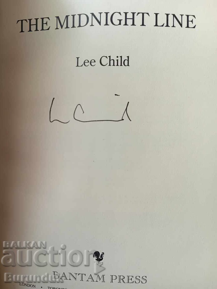 Carte cu autograf de la Lee Child cu preț € 30.00 | 58.68 BGN