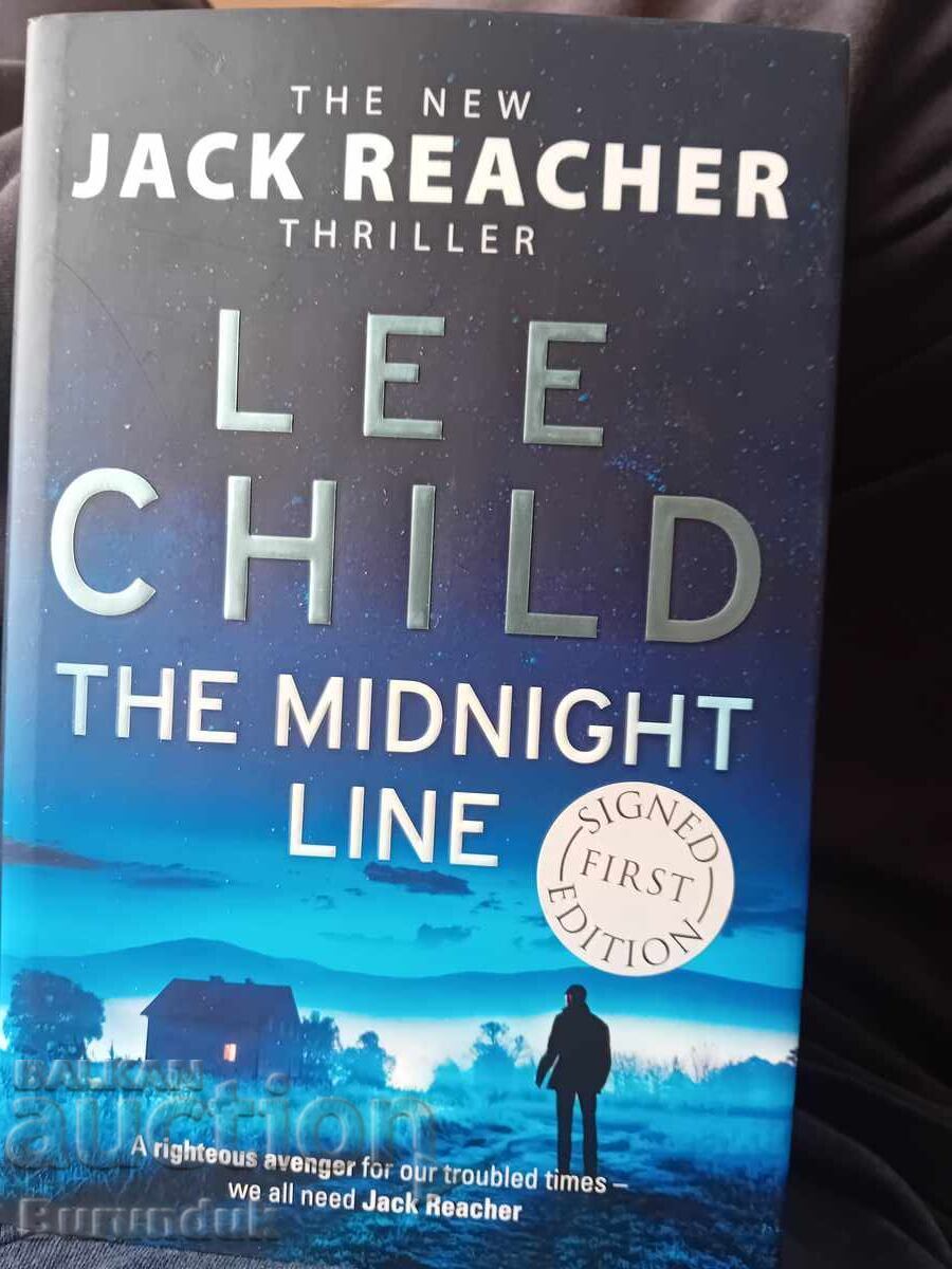 Carte cu autograf de la Lee Child