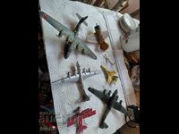 jucării vechi, avioane, lot de trei