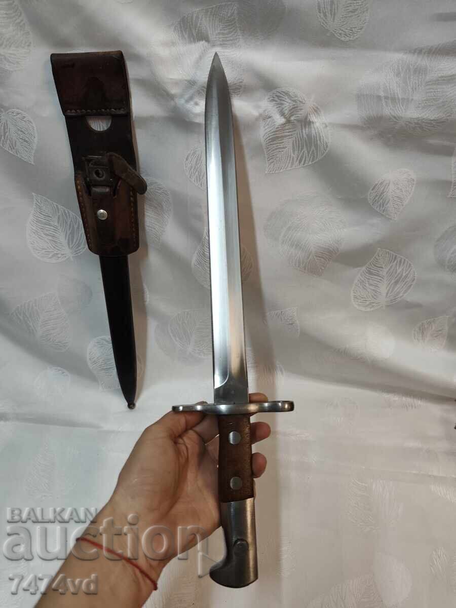 Livrarea Baionetă elvețiană originală pentru pușcă Schmidt-Rubin, model 1889