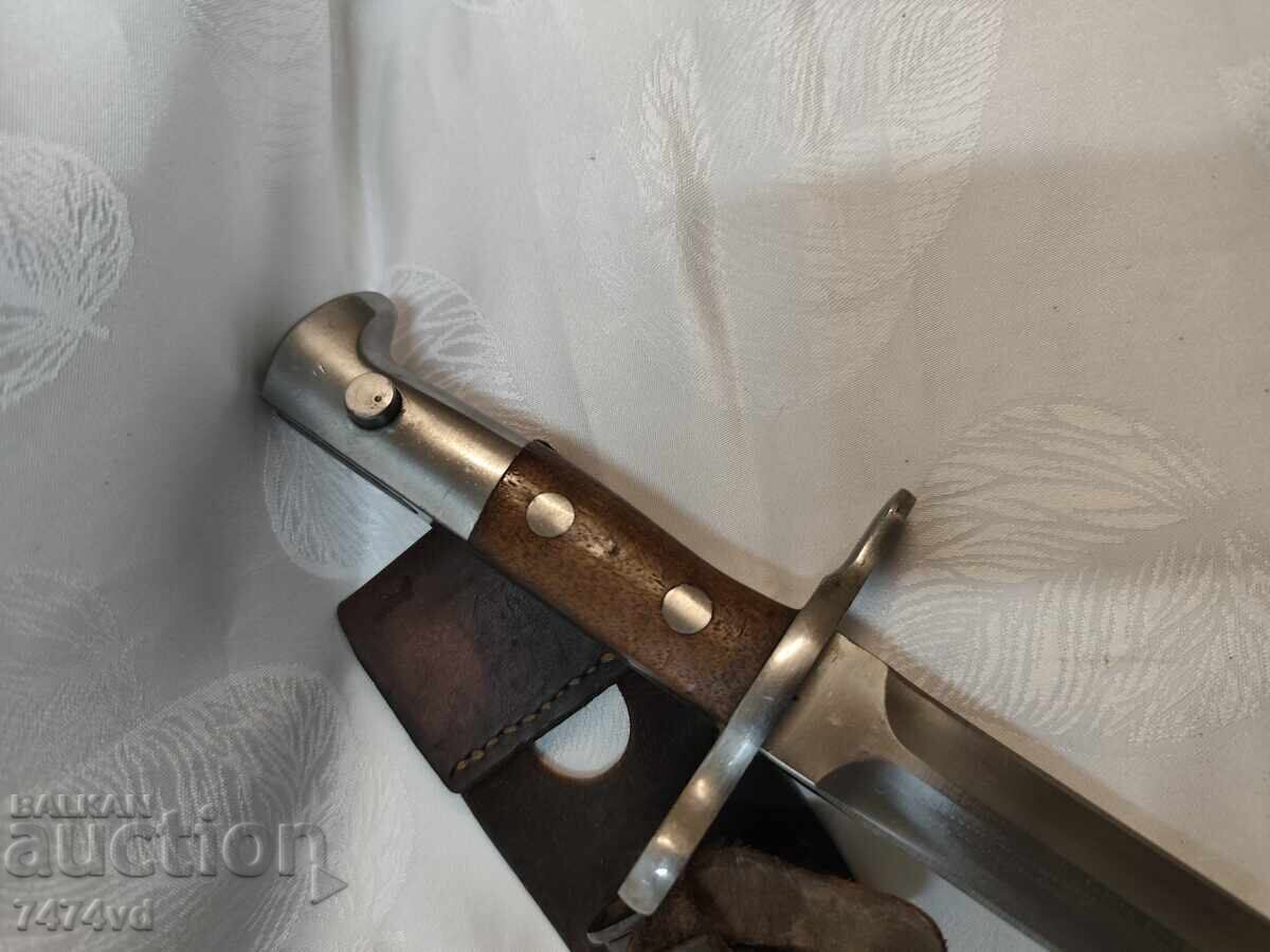 Baionetă elvețiană originală pentru pușcă Schmidt-Rubin, model 1889 - 5
