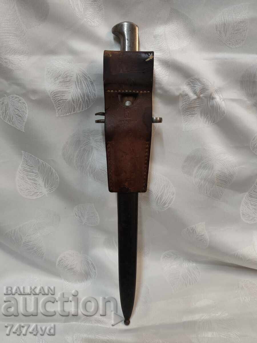 Baionetă elvețiană originală pentru pușcă Schmidt-Rubin, model 1889 - 6