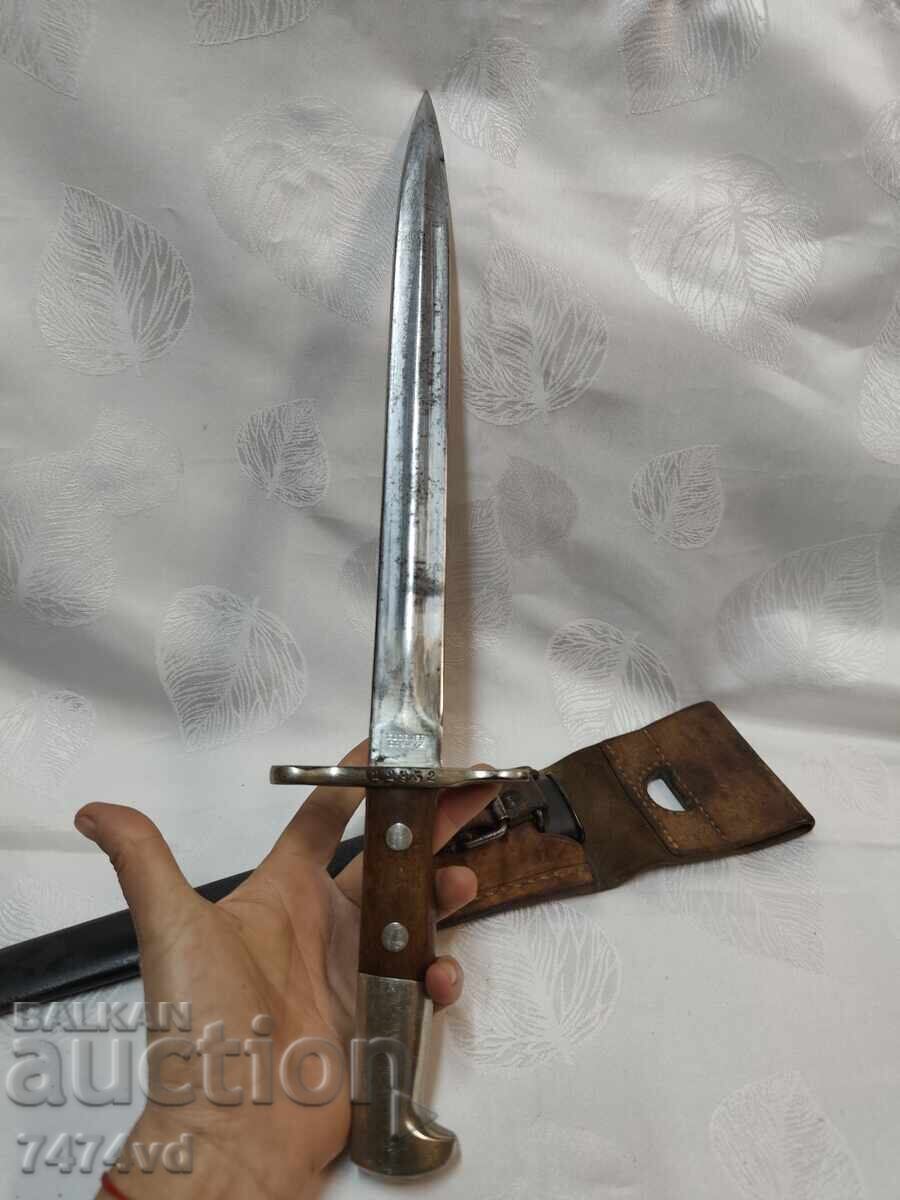 Auction  Authentic Swiss bayonet Elsener Schwyz model 1918