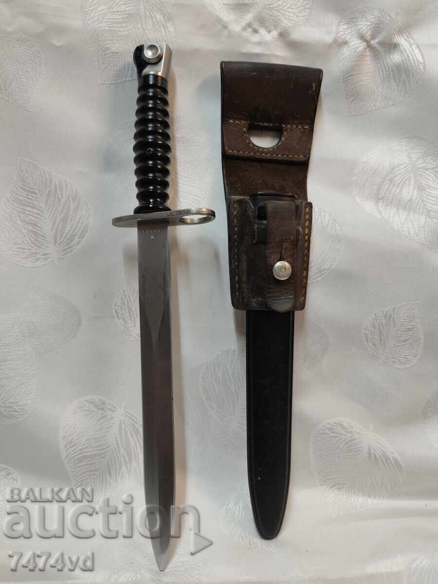 Baionetă elvețiană autentică model 1957
