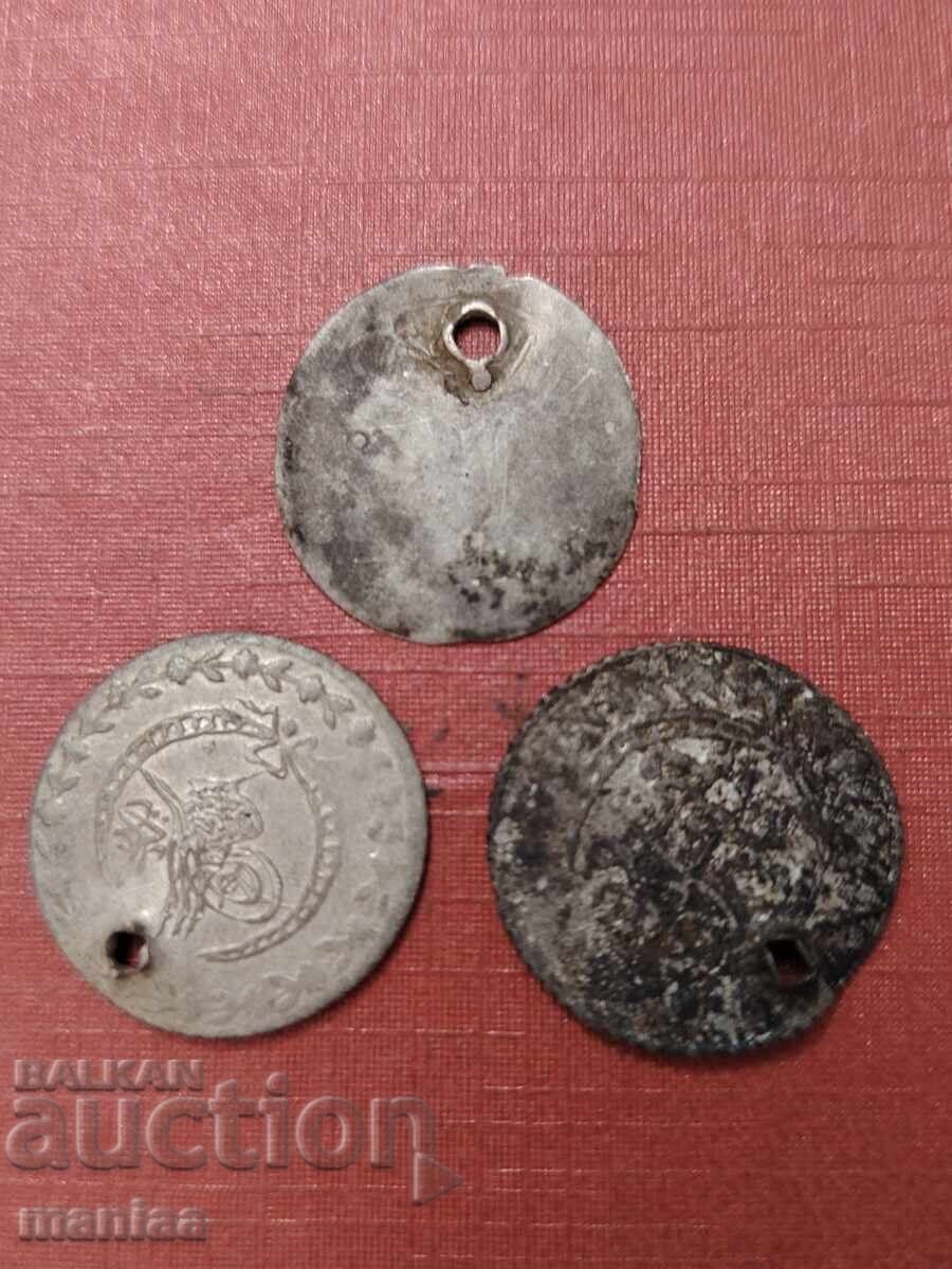 Османски пробити сребърни монети