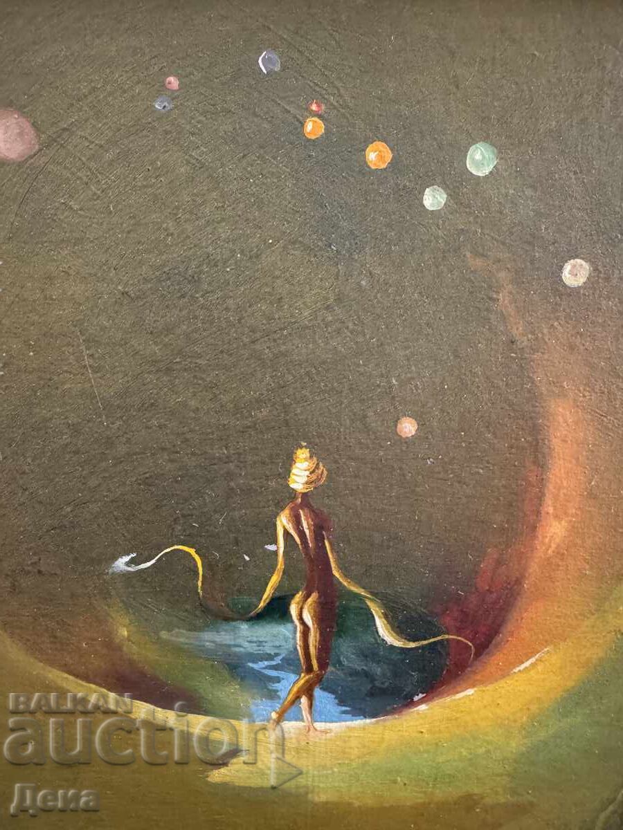 TABLOU de pictorul rus de science-fiction Iuri Zeleni cu preț € 119.00 | 232.74 BGN
