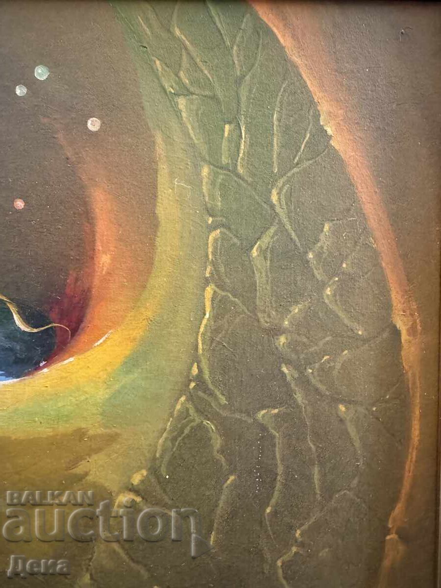TABLOU de pictorul rus de science-fiction Iuri Zeleni - 5