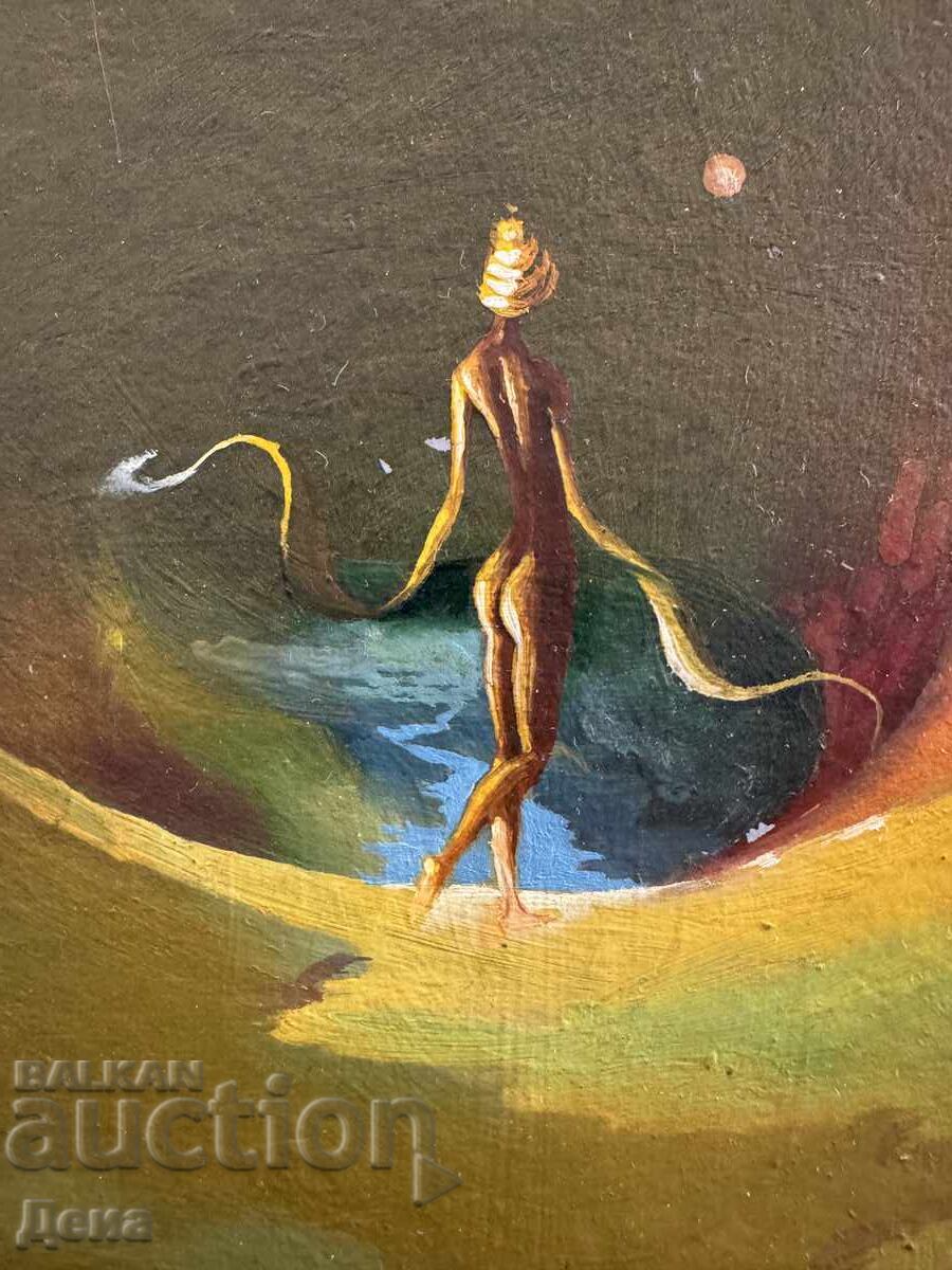 TABLOU de pictorul rus de science-fiction Iuri Zeleni - 6