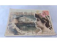 Пощенска картичка Brest Le Pont Tournant 1906