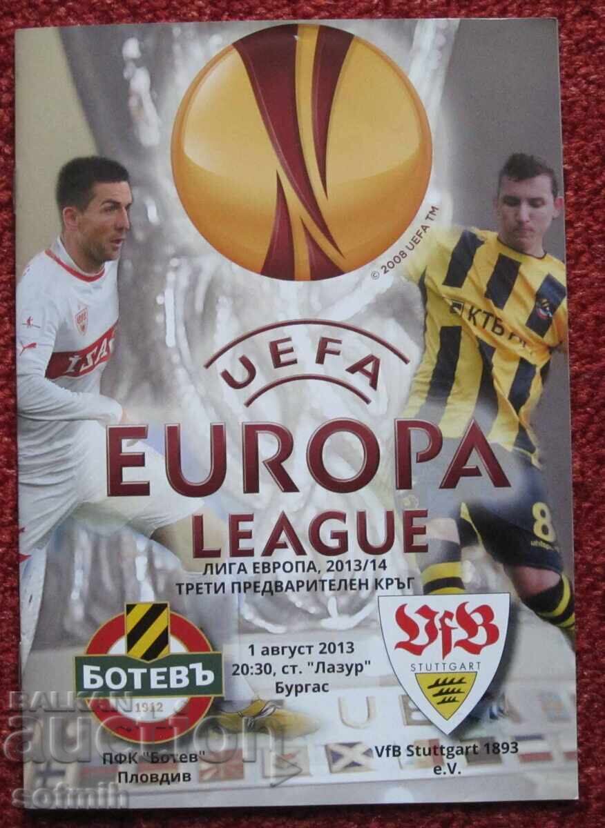 Πρόγραμμα ποδοσφαίρου Μπότεφ Στουτγκάρδη