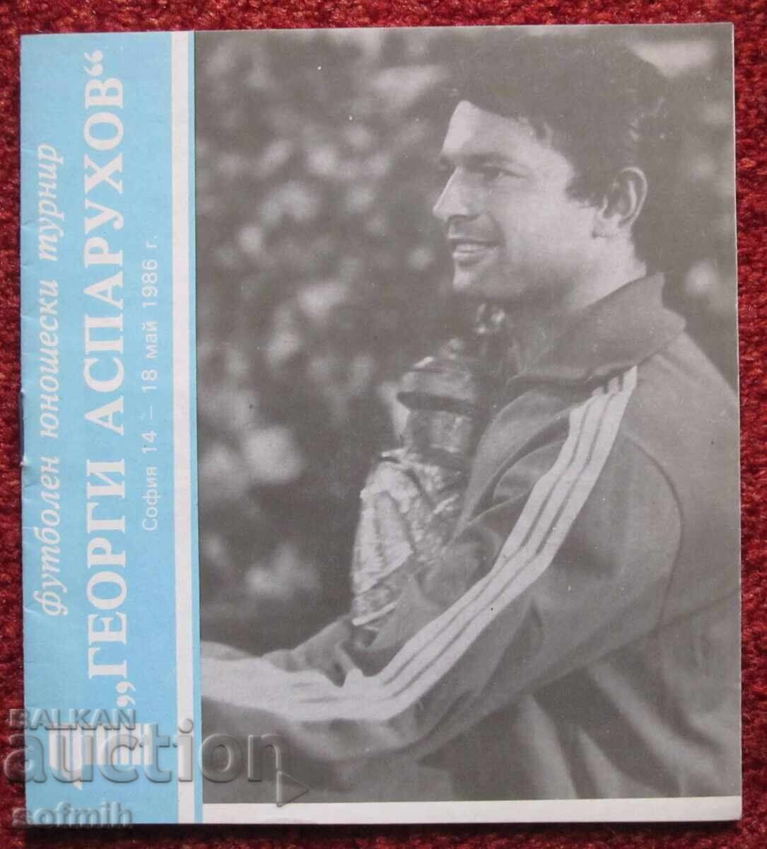 Program fotbal turneu Gheorghi Asparuhov Gundi