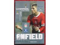 Program fotbal Liverpool Levski