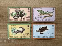Indonesia - Reptiles (1966) MNH