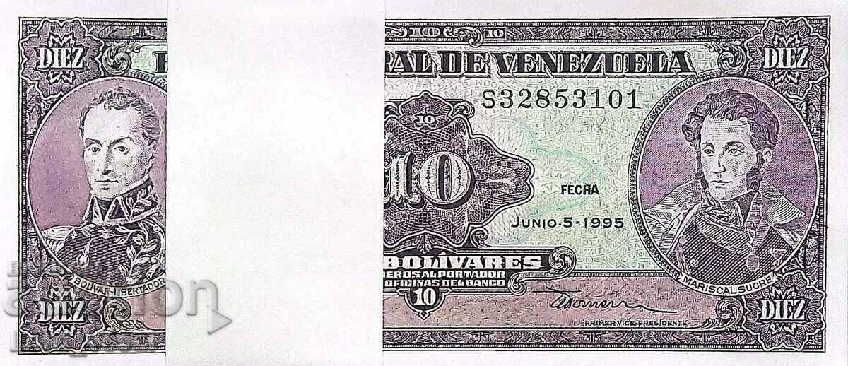 Δημοπρασία Βενεζουέλα - 10 Bolívares 1995 OB UNC - P# 61 UNC /c
