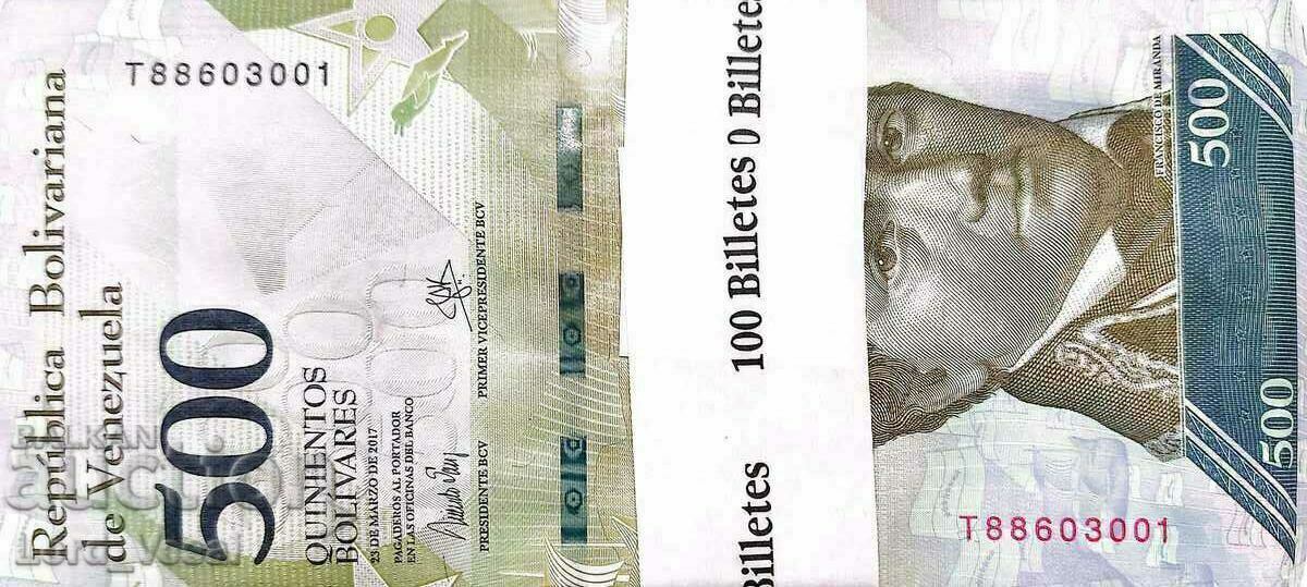 Licitație Venezuela - 500 Bolívares 2017 - Pick- 94 UNC