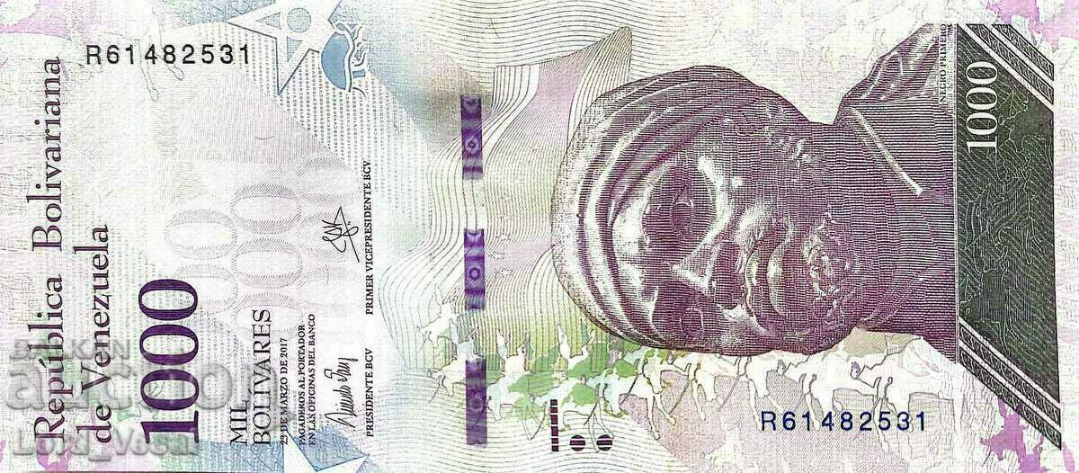 Βενεζουέλα - 1000 Bolívares 2017 - Pick- 95 UNC