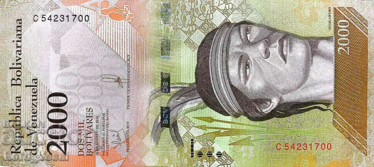 Venezuela - 2000 Bolívares 2016 - Pick- 96 UNC