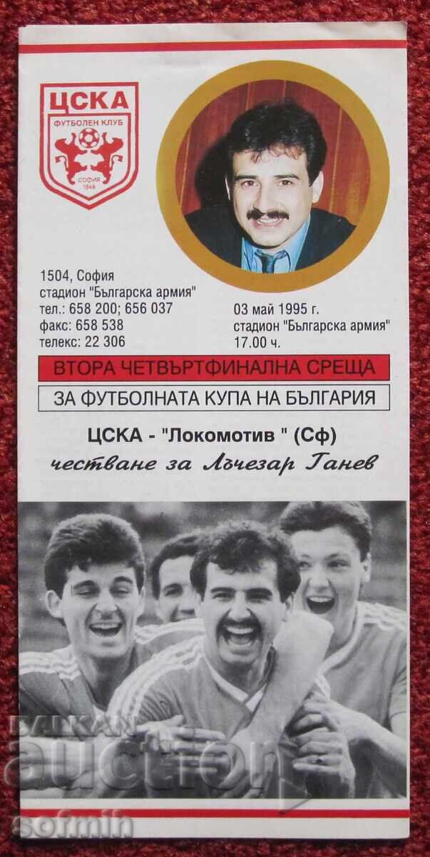 Program fotbal CSKA Lokomotiv Sofia
