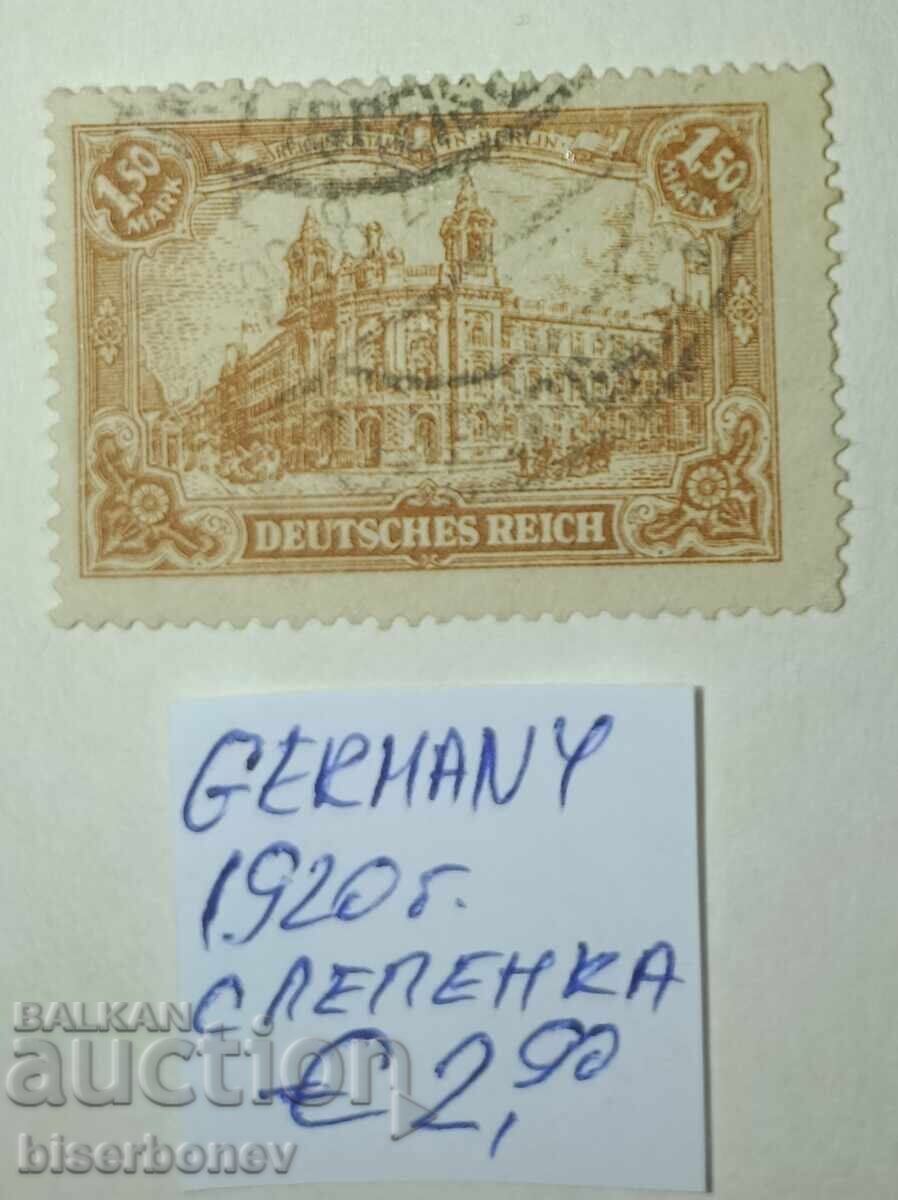 1920, Germania, Republica de la Weimar, Imperiul German