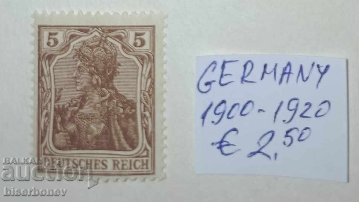 1900, Germania, Republica de la Weimar, Imperiul German