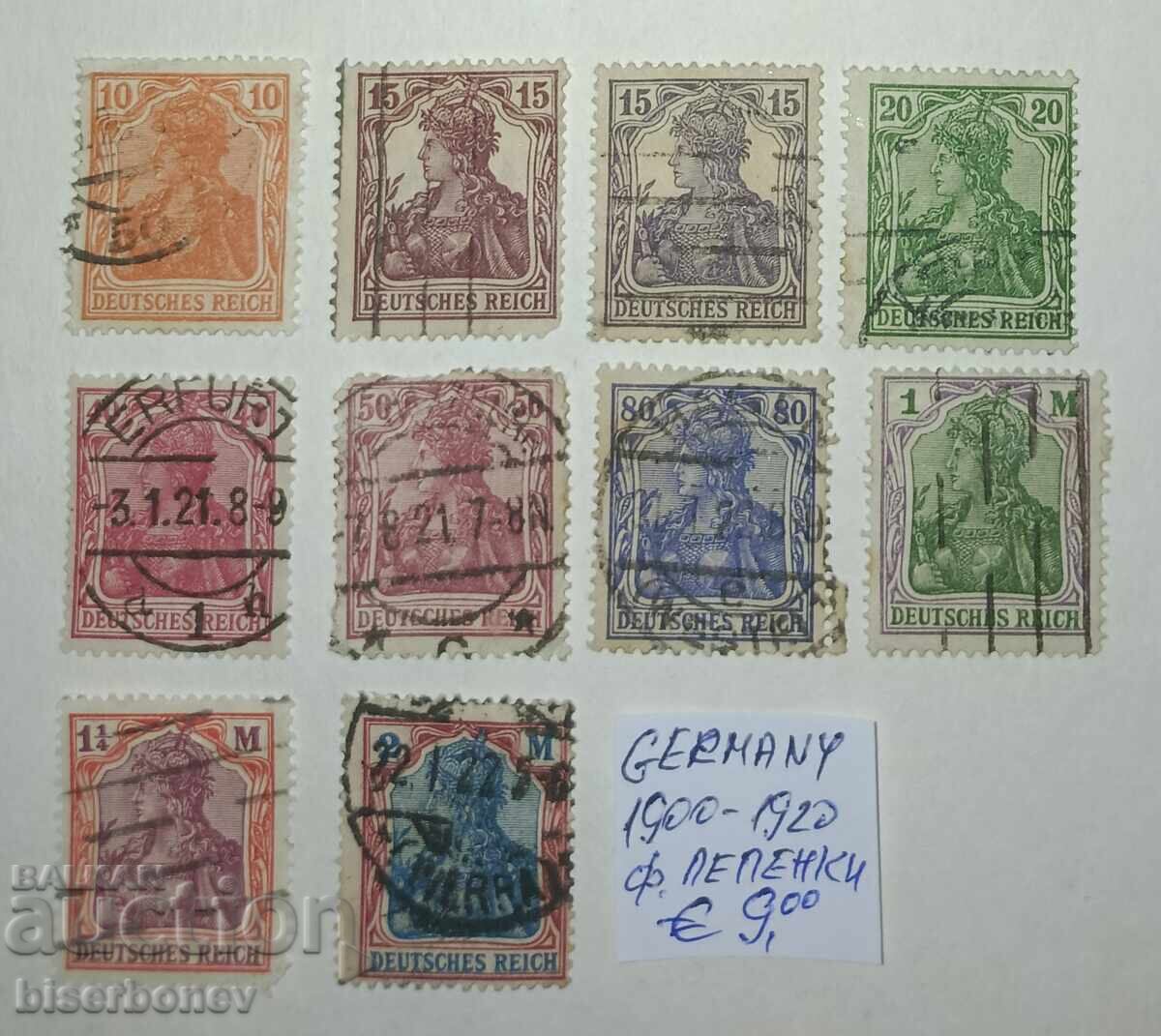 1900 + g, Germania, Republica de la Weimar, Imperiul German