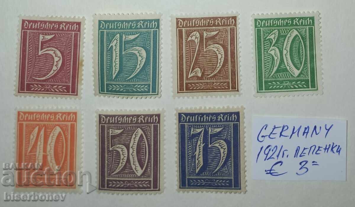 1921, Germania, Republica de la Weimar, Imperiul German
