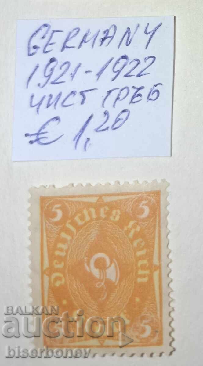 1921, Germania, Republica de la Weimar, Imperiul German