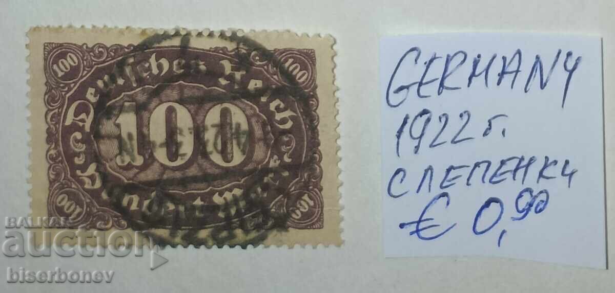 1922, Germania, Republica de la Weimar, Imperiul German