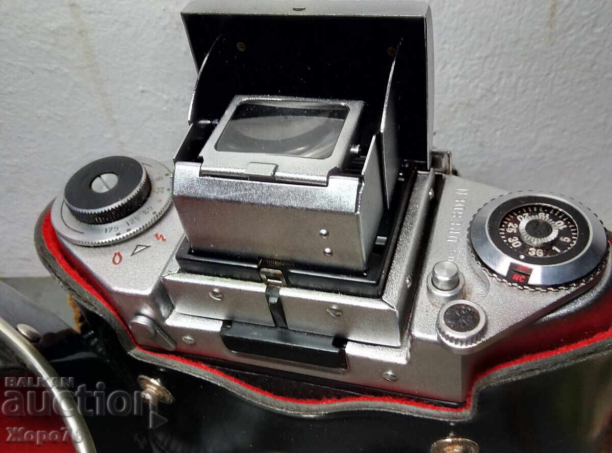 Licitație APARAT FOTO PE FILM VECHI Exa Ia Ihagee Dresden RDG FRUMUSEȚE !