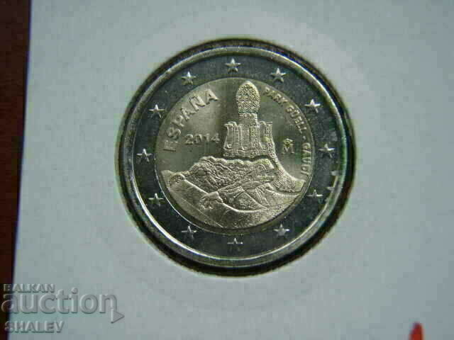 Licitație 2 euro 2014 Spania "Gaudi" (1) /Spania/ - Unc (2 euro)