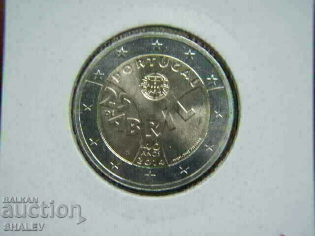 2 euro 2014 Portugalia „40 ani”(1) Portugalia - Unc (2 euro) cu preț € 6.09 | 11.91 BGN