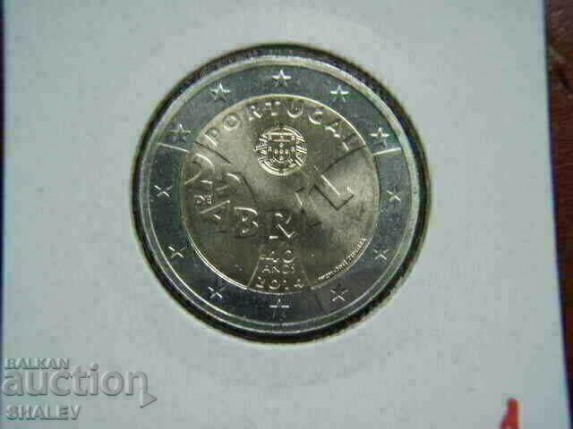 Livrarea 2 euro 2014 Portugalia „40 ani”(1) Portugalia - Unc (2 euro) Livrarea 2 euro 2014 Portugalia „40 ani”(1) Portugalia - Unc (2 euro)