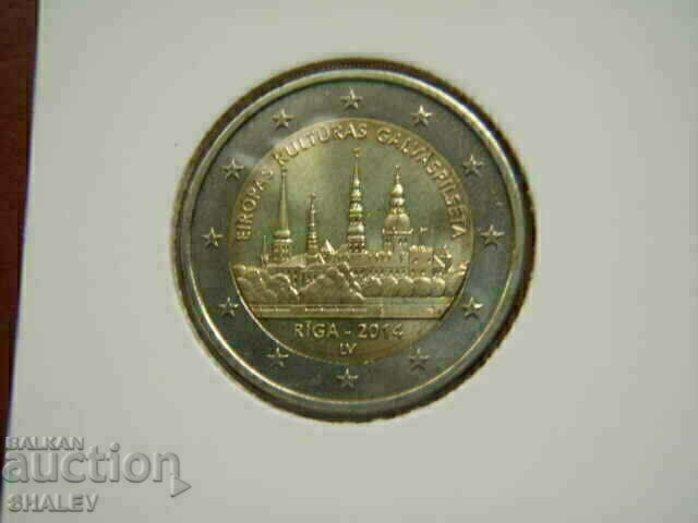 Livrarea 2 euro 2014 Letonia "Riga" /Letonia/ - Unc (2 euro)