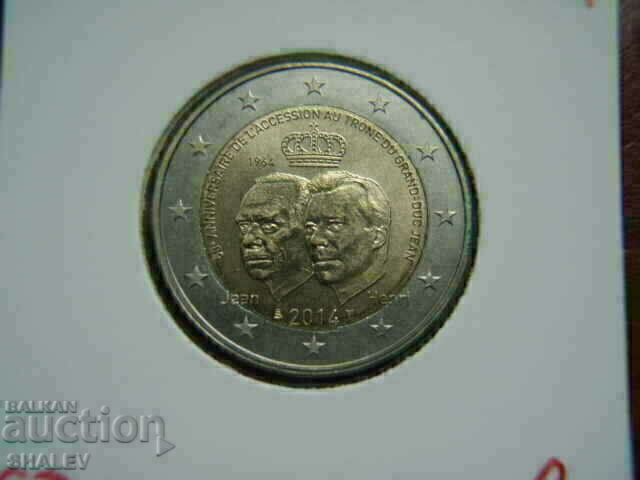 Аукцион 2 euro 2014 Luxemburg "Joan & Henri" (2) Люксембург (2 евро)