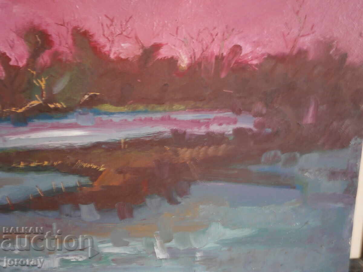 Παράδοση Τοπίο 80x65,5 λάδι φαζέρ