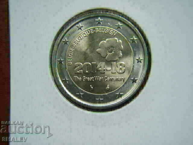 Доставка на 2 euro 2014 Belgium "100 years WGW" (1) Белгия -Unc (2 евро)