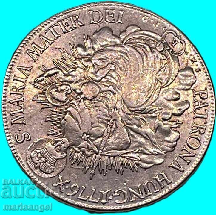 Аукцион Талер 1776 Унгария Мария Терезия 27.83г Кремниц сребр Патина