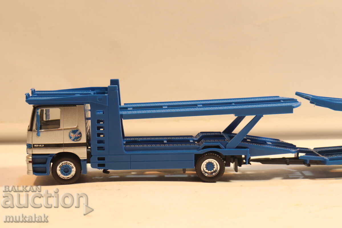 HERPA H0 1/87 MERCEDES ACTROS CAR TRANSPORTER TRUCK MODEL with price € 30.00 | 58.68 BGN